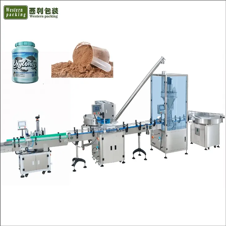 Servo Auger Plnicí stroj na plnění lahví