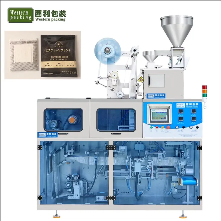 Stroj na balení kávových sáčků