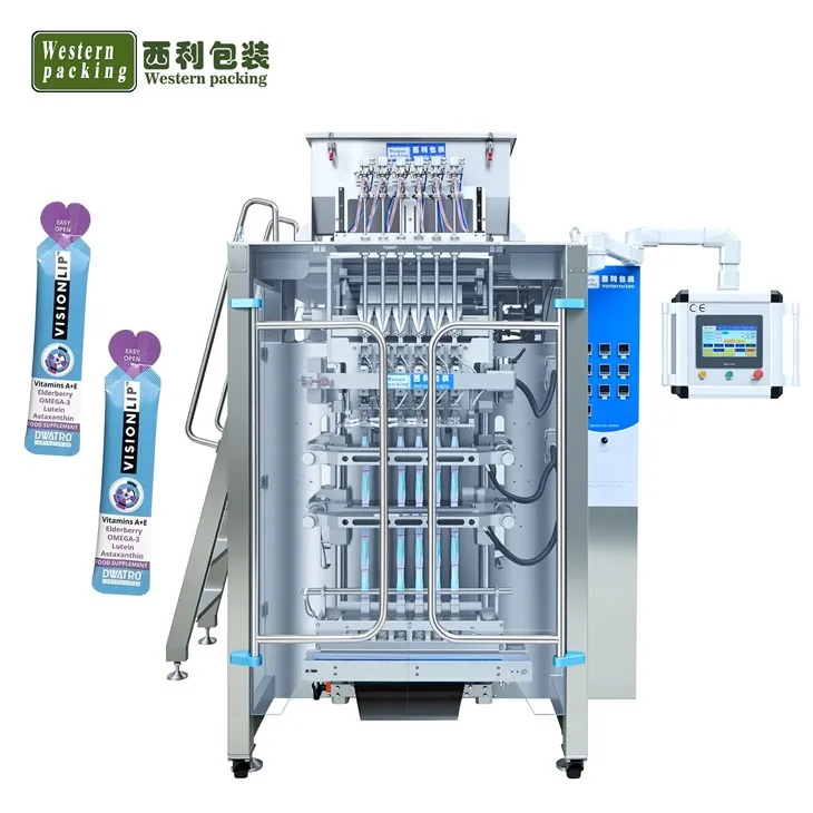 Honey Multi Lane Liquid Stick plnění balicí stroj